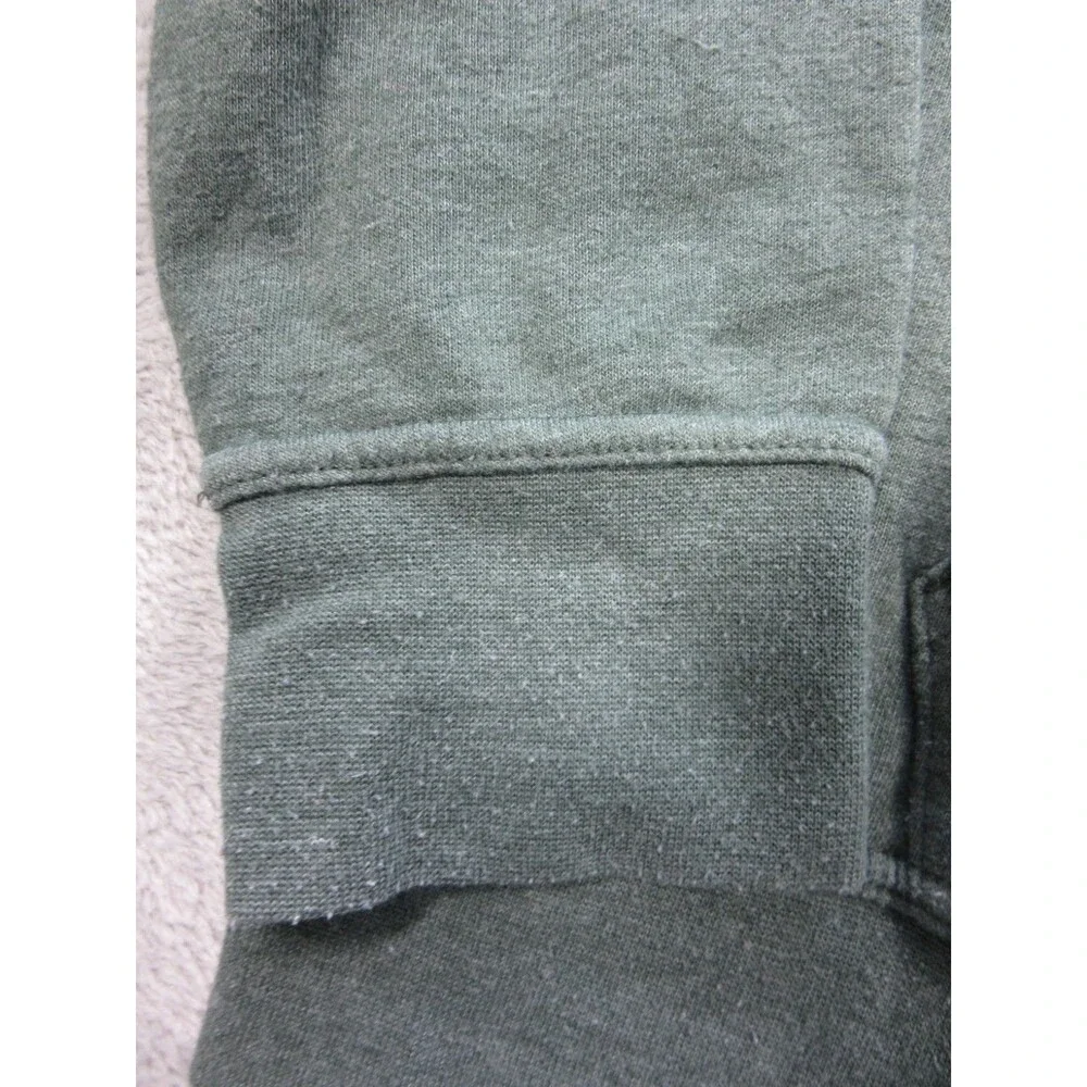The North Face Hoodie Men's Large Green Pullover Sweatshirt Outdoors Long Slv